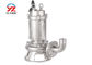 Edelstahl-versenkbare Abwasser-Pumpe, versenkbare Förderpumpe 1hp 5hp fournisseur